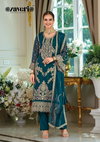 Dastur By Zaveri Organza Emboidery Online Kurti With Bottom Dupatta Wholesale